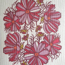 Load image into Gallery viewer, Eco-Friendly Dishcloth Cosmos Design, Swedish Dishcloth
