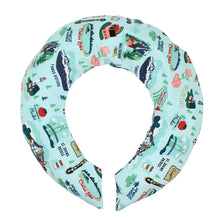 Load image into Gallery viewer, Aromatherapy Heat &amp; Cold Neck Wrap: 405 | Navy Fern / Lavender
