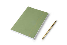 Load image into Gallery viewer, A5 Bullet Journal in Mid-Green, Dotted Notebook, Stationery
