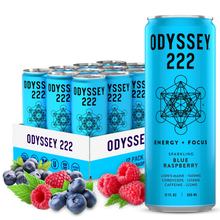 Load image into Gallery viewer, Blue Raspberry 222mg Sparkling Mushroom Energy
