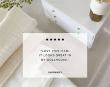 Load image into Gallery viewer, Modern 4-Drawer Miniature Dollhouse Dresser: Olive / Antique Brass (Gold)
