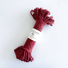 Load image into Gallery viewer, Flax &amp; Twine 5mm Brenn Twisted Cotton Rope: Parchment

