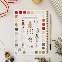 Load image into Gallery viewer, Nutcracker watercolor workbook
