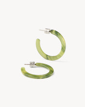 Load image into Gallery viewer, Mini Hoops in Algae
