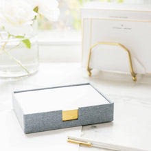 Load image into Gallery viewer, Desk Jotter, Chambray
