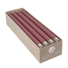 Load image into Gallery viewer, 12&quot; Taper Candles - 12pc Box: Crimson
