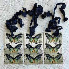 Load image into Gallery viewer, Beautiful Gift Tags, Hang Tags - Butterfly pkg/3

