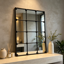 Load image into Gallery viewer, Cast Iron Rectangle Mirror
