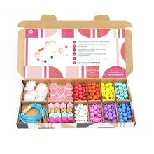 Load image into Gallery viewer, Unicorn &amp; Heart Bracelet Making Kit
