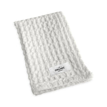 Load image into Gallery viewer, Big Waffle Wash Cloth (3 pack)- Natural white: 100% GOTS certified organic cotton / 25 x 40 cm/ 9.8 x 15.7&quot;
