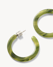 Load image into Gallery viewer, Mini Hoops in Algae
