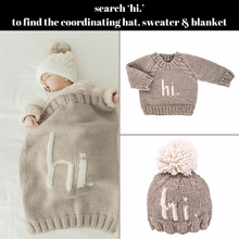 Load image into Gallery viewer, Hi. Pebble Brown Hand Knit Beanie Hat Baby &amp; Kids: M (6-24 months)
