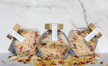 Load image into Gallery viewer, Sparkle &amp; Soak Hive Jar: Honey Rose Bath Salts
