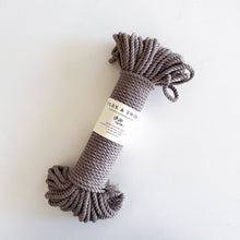 Load image into Gallery viewer, Flax &amp; Twine 5mm Brenn Twisted Cotton Rope: Parchment
