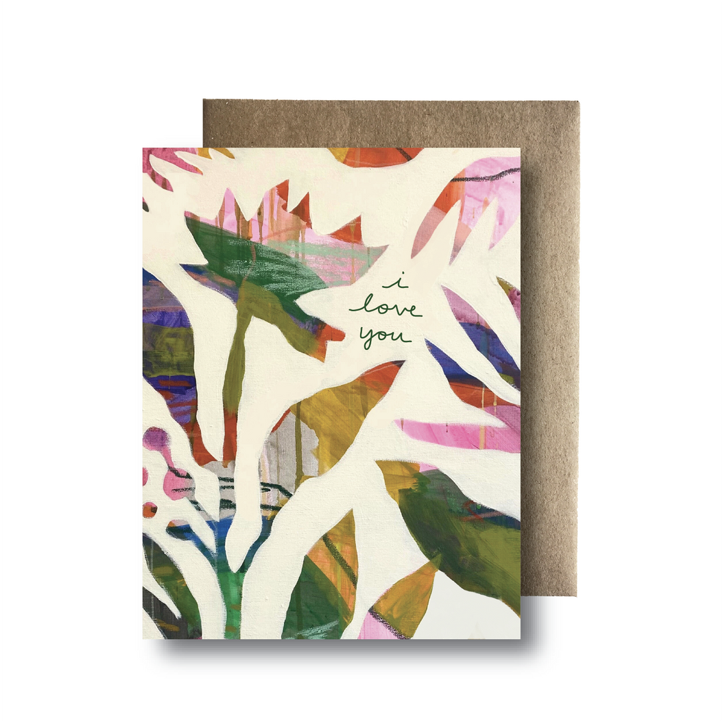 I Love You - Abstract Flowers: Yes