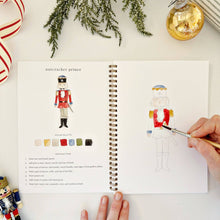 Load image into Gallery viewer, Nutcracker watercolor workbook
