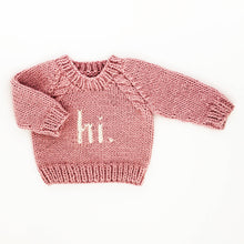Load image into Gallery viewer, Hi. Rosy Crew Neck Sweater Baby &amp; Toddler: 6-12 months
