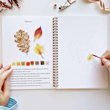 Load image into Gallery viewer, Autumn watercolor workbook
