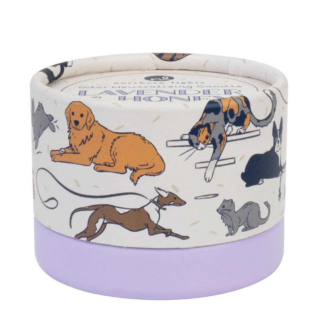 PawsON Pet Odor Neutralizing Candle: Lavender & Honey