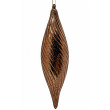 Load image into Gallery viewer, Bronze Glass Finial Ornament 9"
