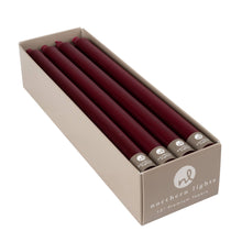 Load image into Gallery viewer, 12&quot; Taper Candles - 12pc Box: Crimson
