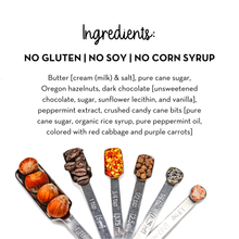 Load image into Gallery viewer, {Holiday Seasonal} Candy Cane - Oregon Hazelnut Toffee
