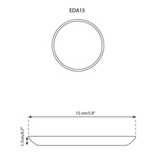 Load image into Gallery viewer, Handmade Stoneware Flat Side Plate | Edan 5.9": Matte Green/Shiny Green
