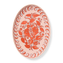 Load image into Gallery viewer, Amalfi Oval Tray Pink - 15.7" x 11"
