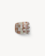 Load image into Gallery viewer, Mini Claw in Brown Shell Checker
