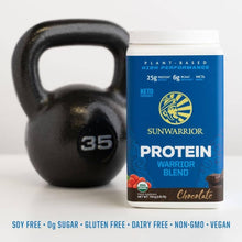 Load image into Gallery viewer, Warrior Blend Chocolate Protein - Pea Protein Powder: 375g
