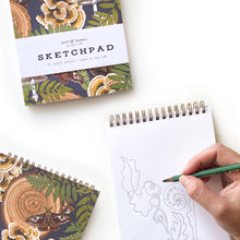 Load image into Gallery viewer, Forest Fern Spiral Bound Sketchpad
