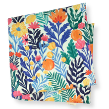 Load image into Gallery viewer, Aromatherapy Large Heat &amp; Cold Wrap: Cream + Pink Floral / Lavender
