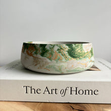 Load image into Gallery viewer, Daza - Decorative Concrete Bowl | Centerpiece Bowl : Off-White Gold &amp; Silver
