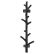 Load image into Gallery viewer, Tree Branch Wall Hook, Cast Iron
