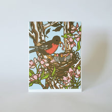 Load image into Gallery viewer, Mama Robin Red Breast Congratulations Baby Greeting Card
