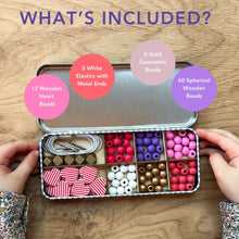 Load image into Gallery viewer, Love &amp; Hearts Bracelet Bead Kit
