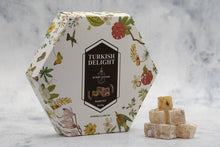 Load image into Gallery viewer, Sukru Efendi 1935 | Turkish Delight Hexagonal Box Hazelnut: 250g
