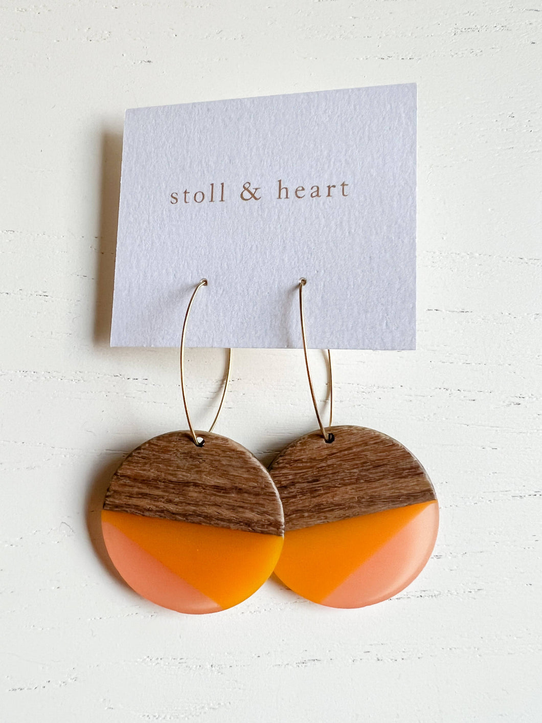 The Midcentury Rounds - Pink/Orange Sunset - Large