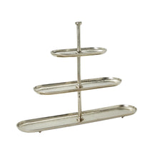 Load image into Gallery viewer, Silver Etagere 3-Tier Server
