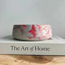Load image into Gallery viewer, Daza - Decorative Concrete Bowl | Centerpiece Bowl : Off-White Gold &amp; Silver

