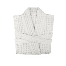 Load image into Gallery viewer, Big Waffle Bathrobe - Natural white: 100% GOTS certified organic cotton / S/M
