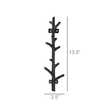 Load image into Gallery viewer, Tree Branch Wall Hook, Cast Iron
