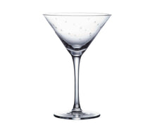 Load image into Gallery viewer, A Pair of Crystal Martini Glasses with Stars Design
