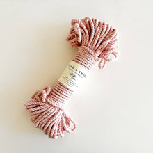 Load image into Gallery viewer, Flax &amp; Twine 5mm Brenn Twisted Cotton Rope: Parchment
