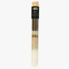 Load image into Gallery viewer, Layered Soaking Bath Salts - Bee Well - 2 oz Glass Vial
