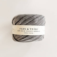 Load image into Gallery viewer, Flax &amp; Twine 3/8&quot; Velvet Ribbon: Sapphire / 30 yards
