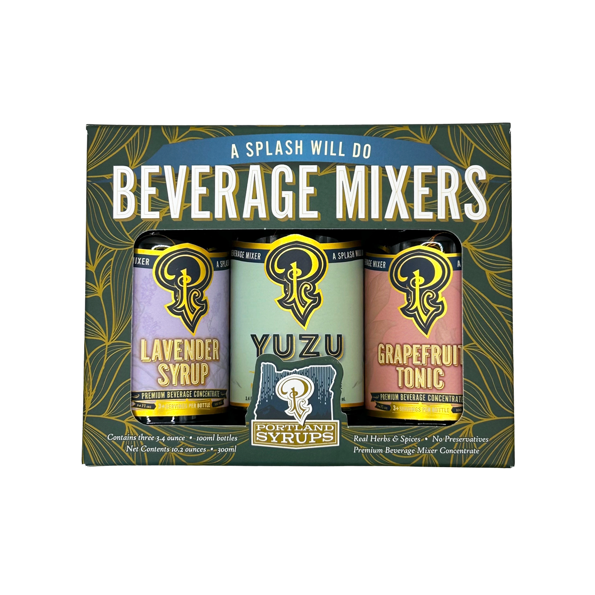 Gift Set - Green Standard Cocktail / Mocktail Drink Mixers – the arbor