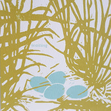 Load image into Gallery viewer, Waiting Block Print Greeting Card / Fine Art Greeting Card
