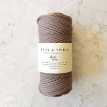 Load image into Gallery viewer, Flax &amp; Twine 4mm Astrid Braided Cotton Rope: Parchment
