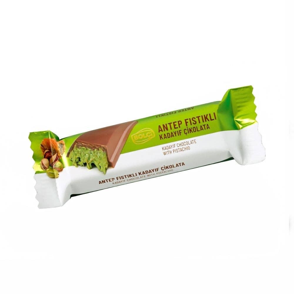 Antep Pistachio & Kadayif Dubai Chocolate Bar - 30g: 1 Piece (30g)